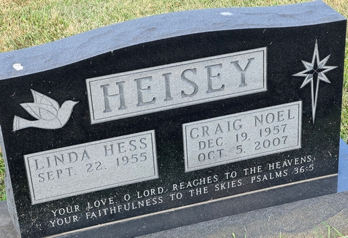 Craig Heisey tombstone